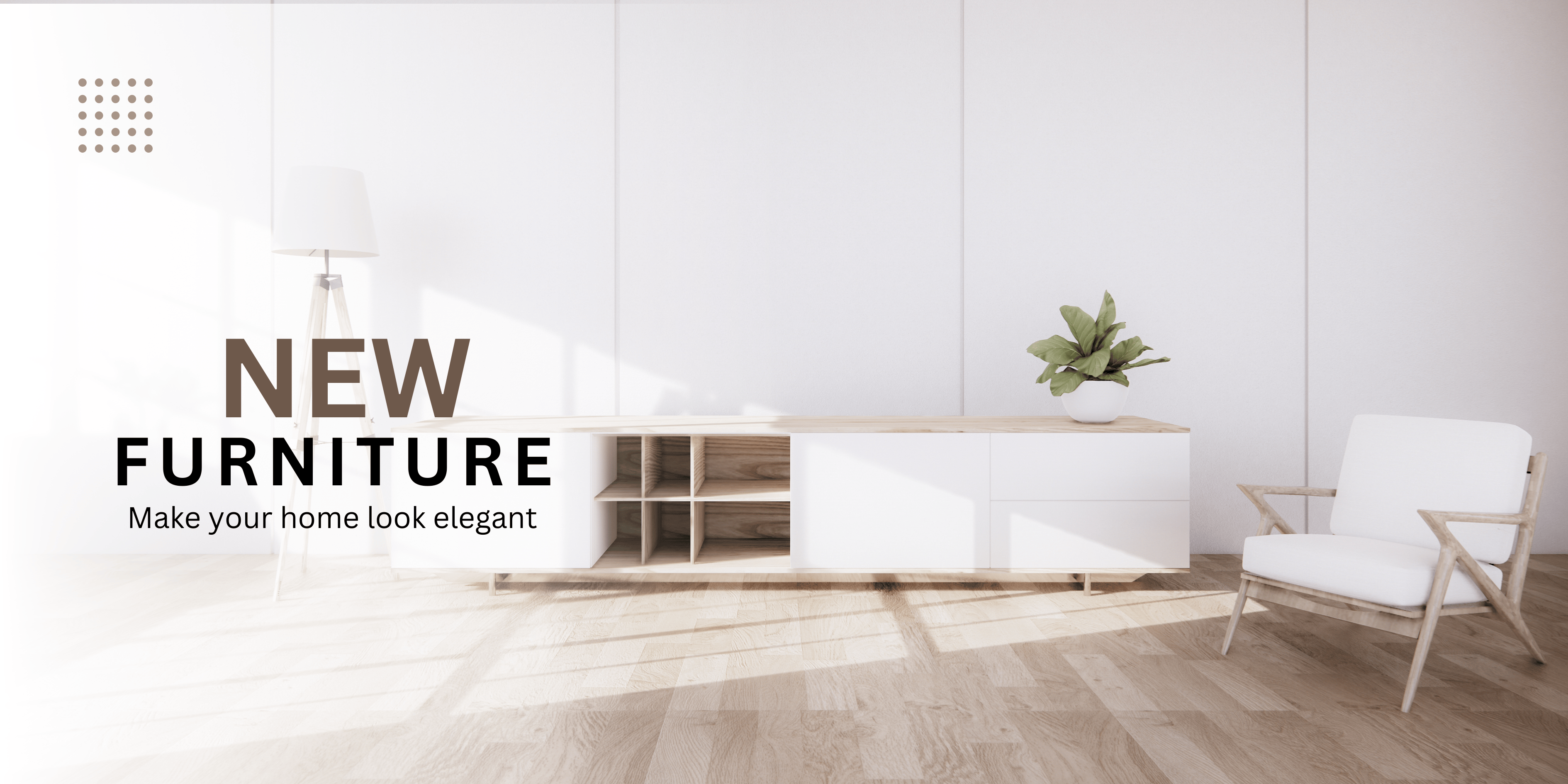 Yellow And Cream Minimalist Furniture Sale Banner (1)